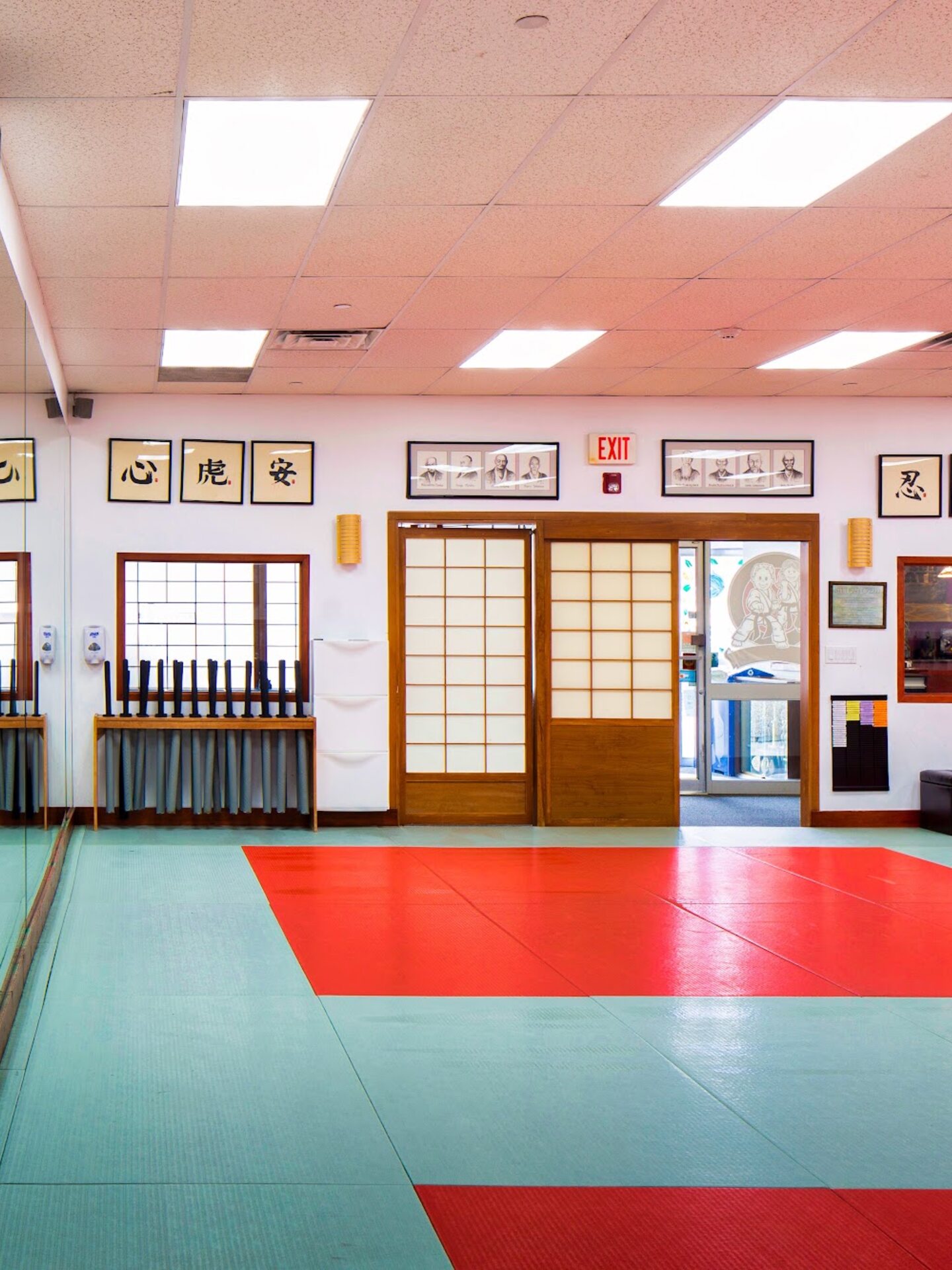Campers practicing kicks in class at Go No Sen Karate in Peekskill