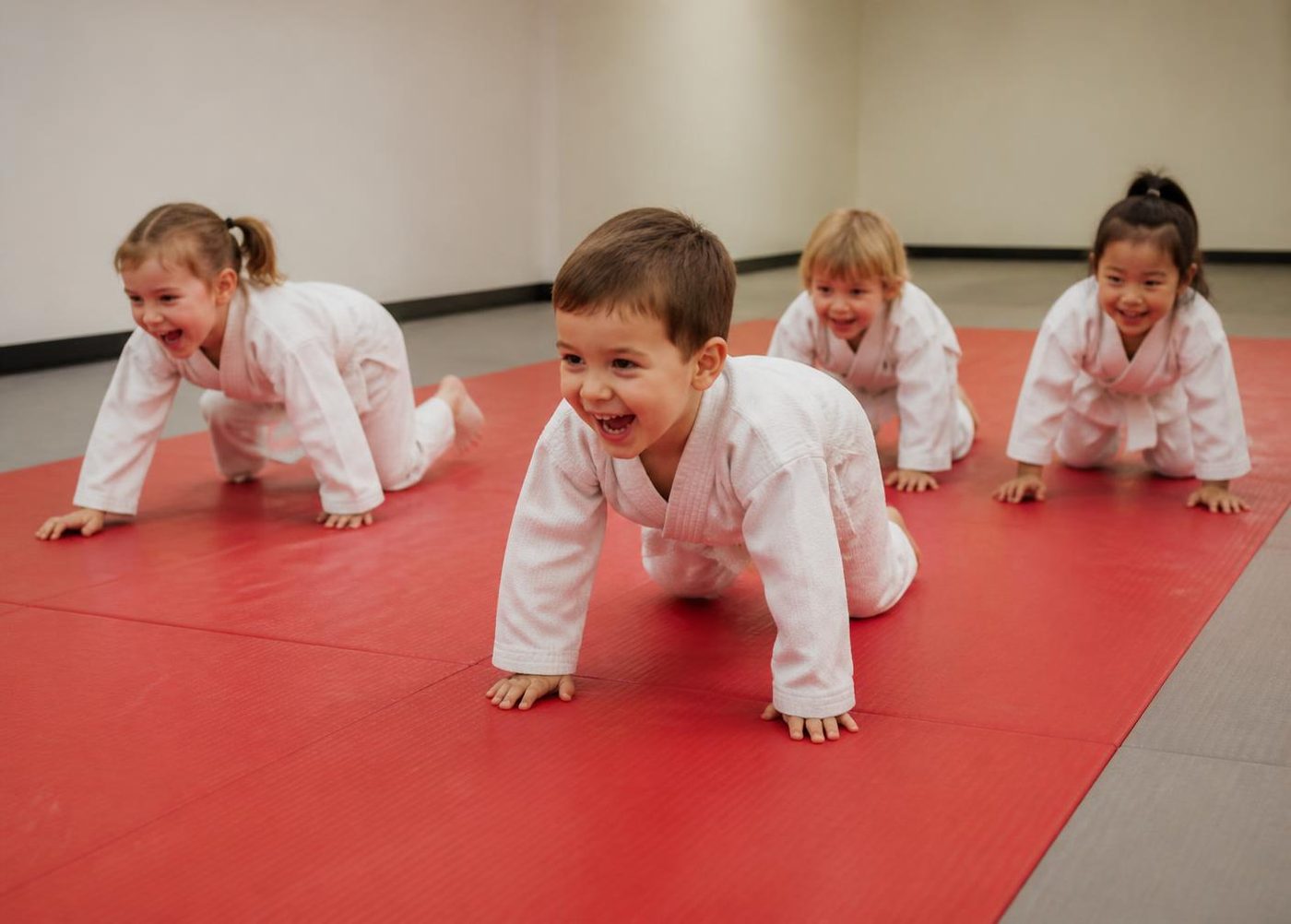 An instructor leading a Big Energy. class at Go No Sen Karate in Peekskill